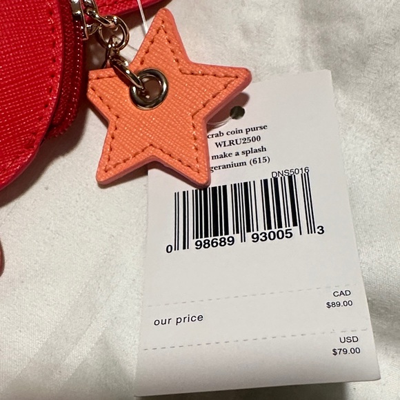 Kate Spade Crab Coin Purse with Star 🦀 - Picture 3 of 4